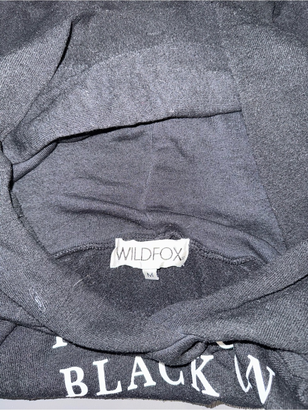 Wildfox Black Halloween Graphic Pullover Hoodie - Picture 3 of 3